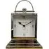 Square Desk Clock - Silver, Chrome