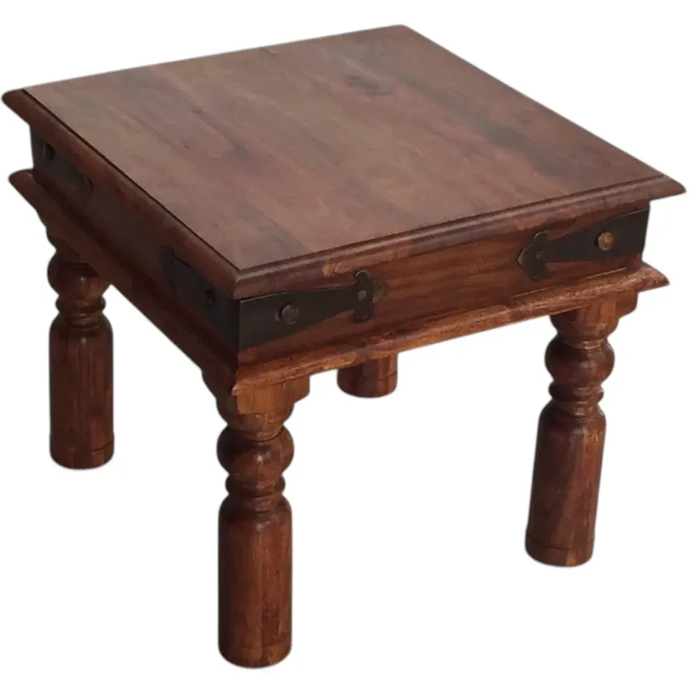 Square Side Table - Brown, Wood