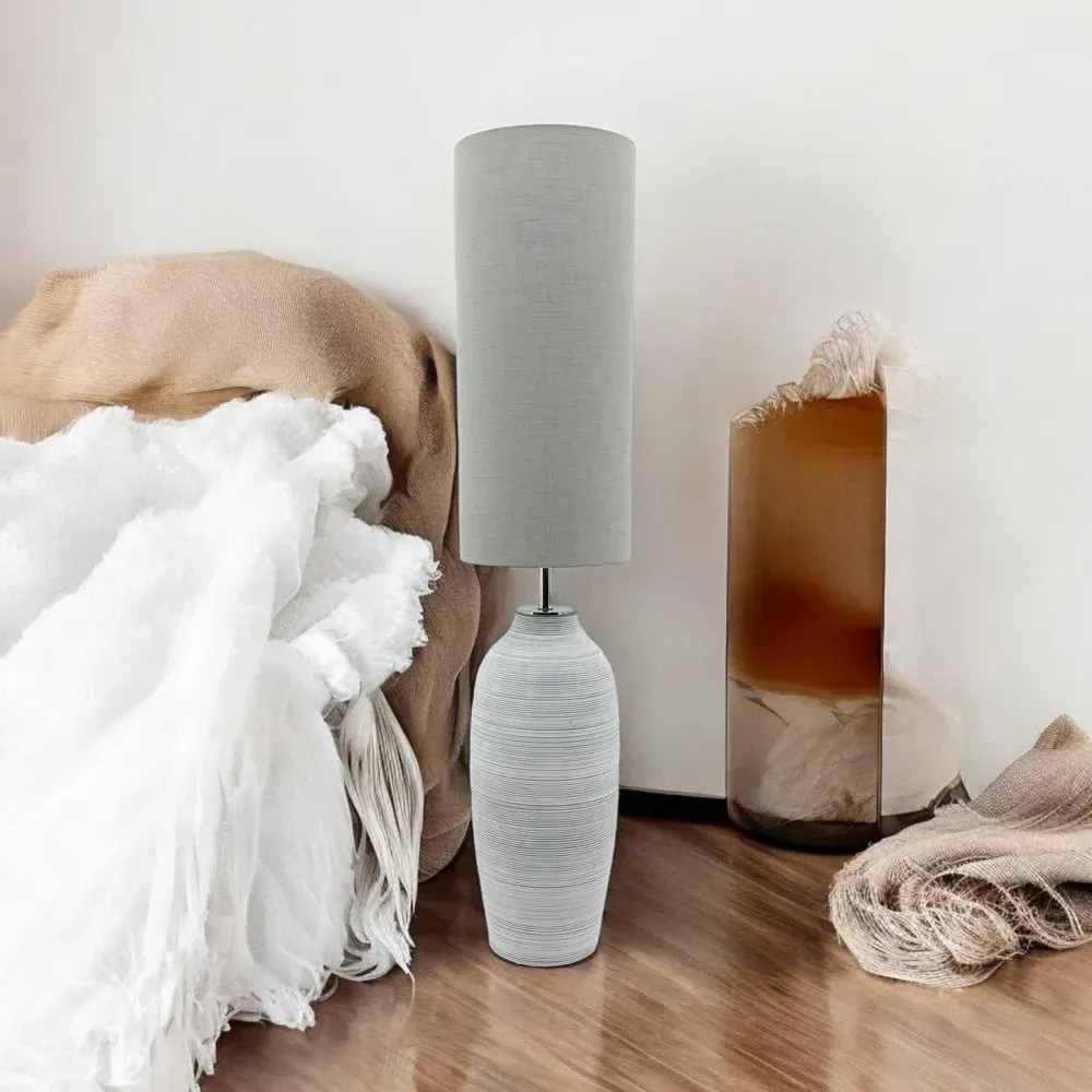 Table Lamp - Grey, Ceramic