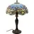 Tiffany Blue Shade Dragonfly Table Lamp - Multi