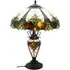 Tiffany Double Shade Table Lamp - Multi, Stained Glass