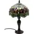 Tiffany Dragonfly Table Lamp 25.4cm - Red, Stained Glass