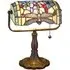Tiffany Dragonfly Table Lamp 30cm - Multi, Stained Glass
