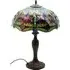 Tiffany Dragonfly Table Lamp 40.6cm - Green, Stained Glass