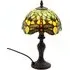 Tiffany Green Shade Dragonfly Table Lamp - Multi