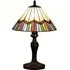Tiffany Multicolour Table Lamp - Multi, Stained Glass