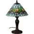 Tiffany Peacock Table Lamp - Multi, Stained Glass