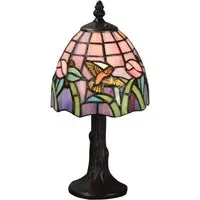 Tiffany Pink Table Lamp - Pink, Stained Glass