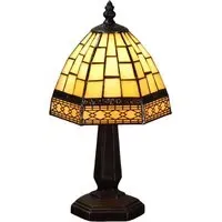 Tiffany Table Lamp - Yellow, Stained Glass