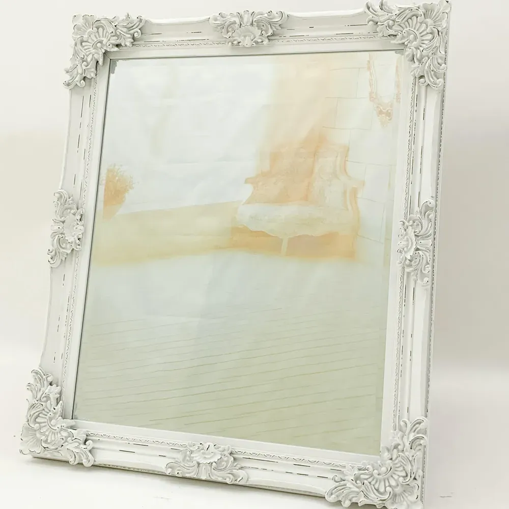 Wall Mirror 122 x 92cm - White