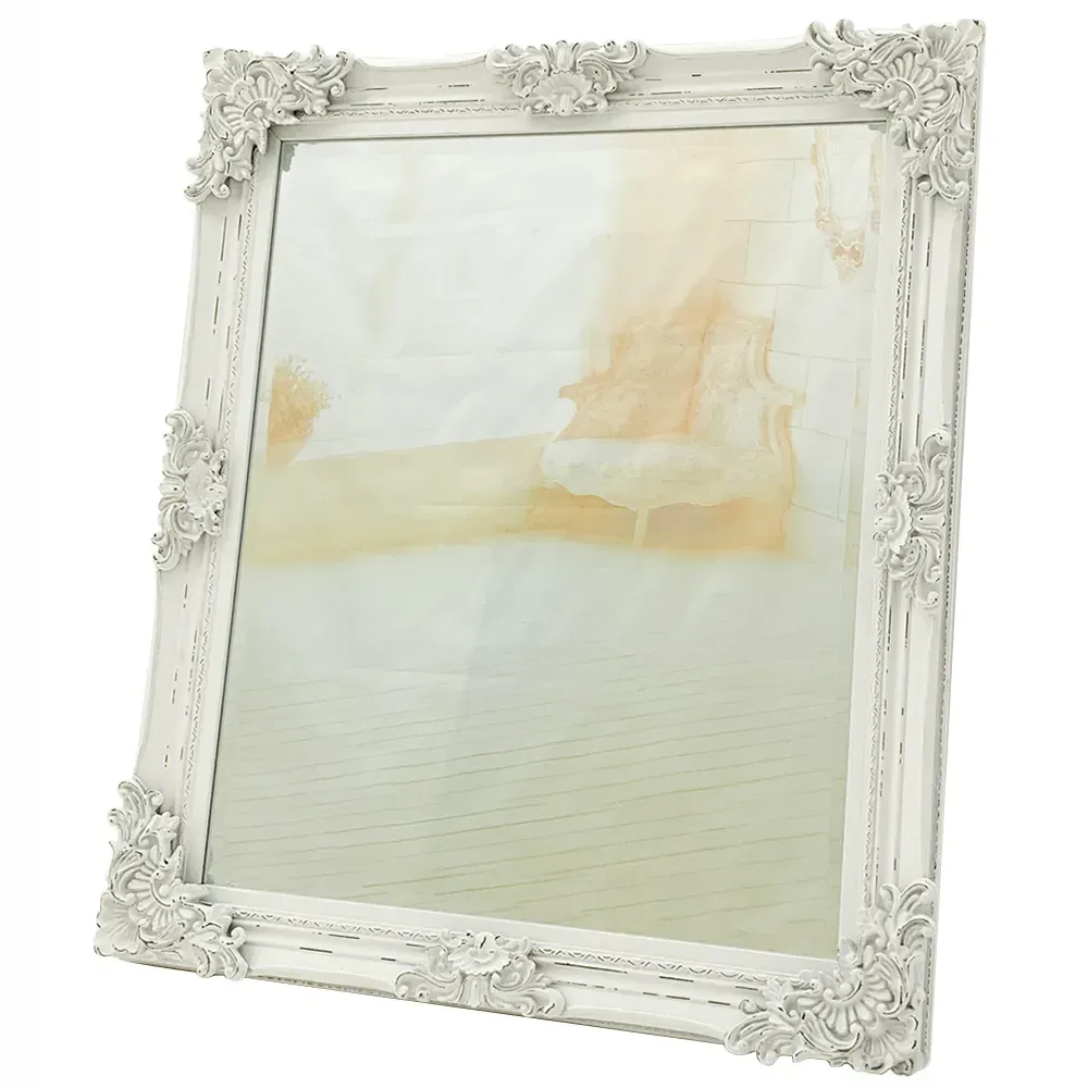 Wall Mirror 122 x 92cm - White