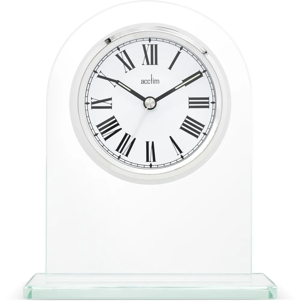 Adelaide Arched Mantel Clock - Multi, Glass