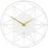 Alva Wire Wall Clock - White, Metal