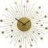 Brielle Starburst Wall Clock - Brass