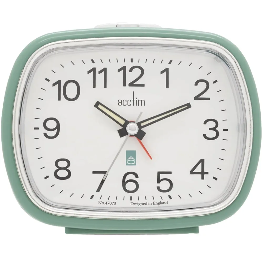 Camille Alarm Clock with Backlight - Green