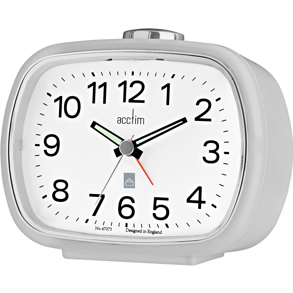 Camille Alarm Clock with Backlight - Grey