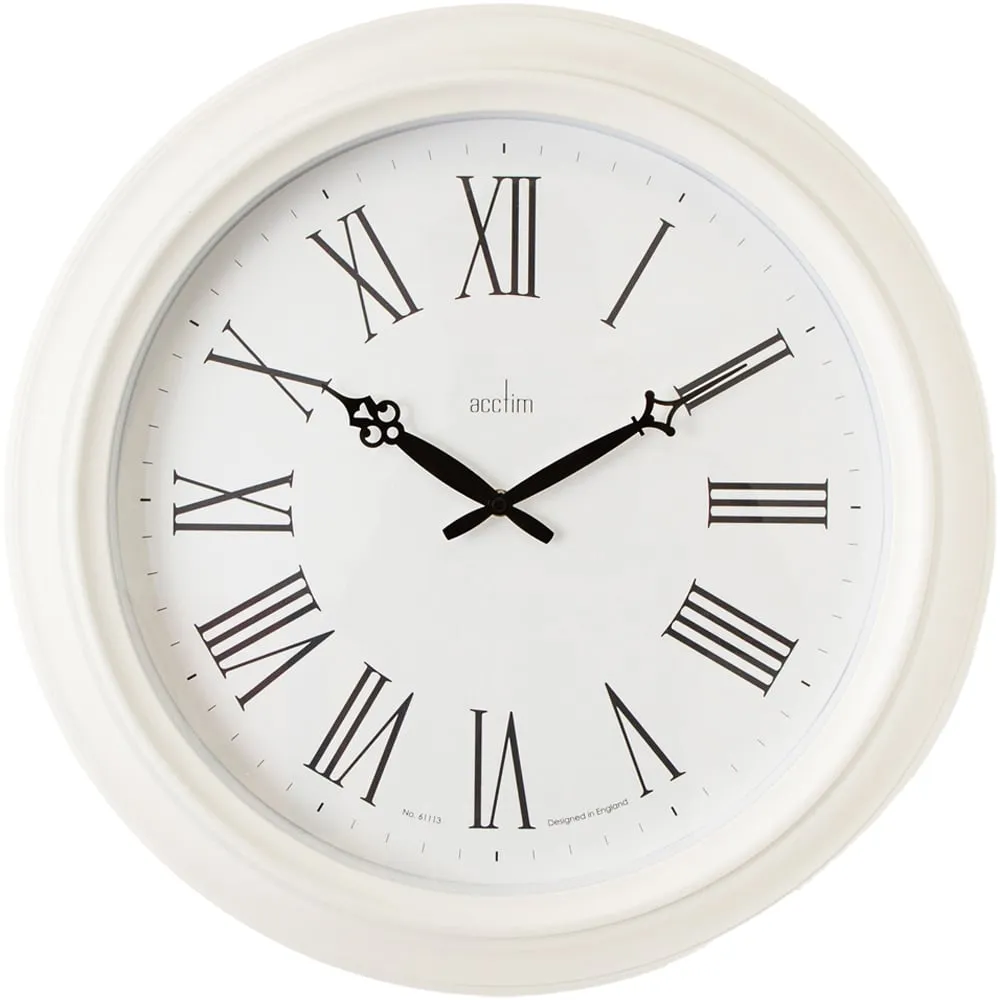 Cheltenham Round Wall Clock - Cream image