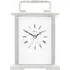 Gainsborough Carriage Clock with Alarm - Silver