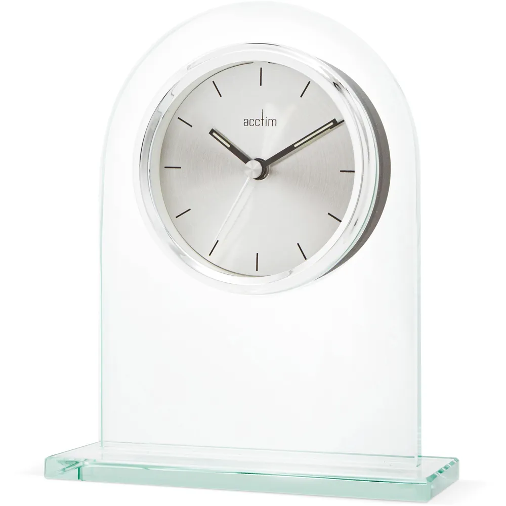 Ledburn Arched Mantel Clock - Multi, Glass