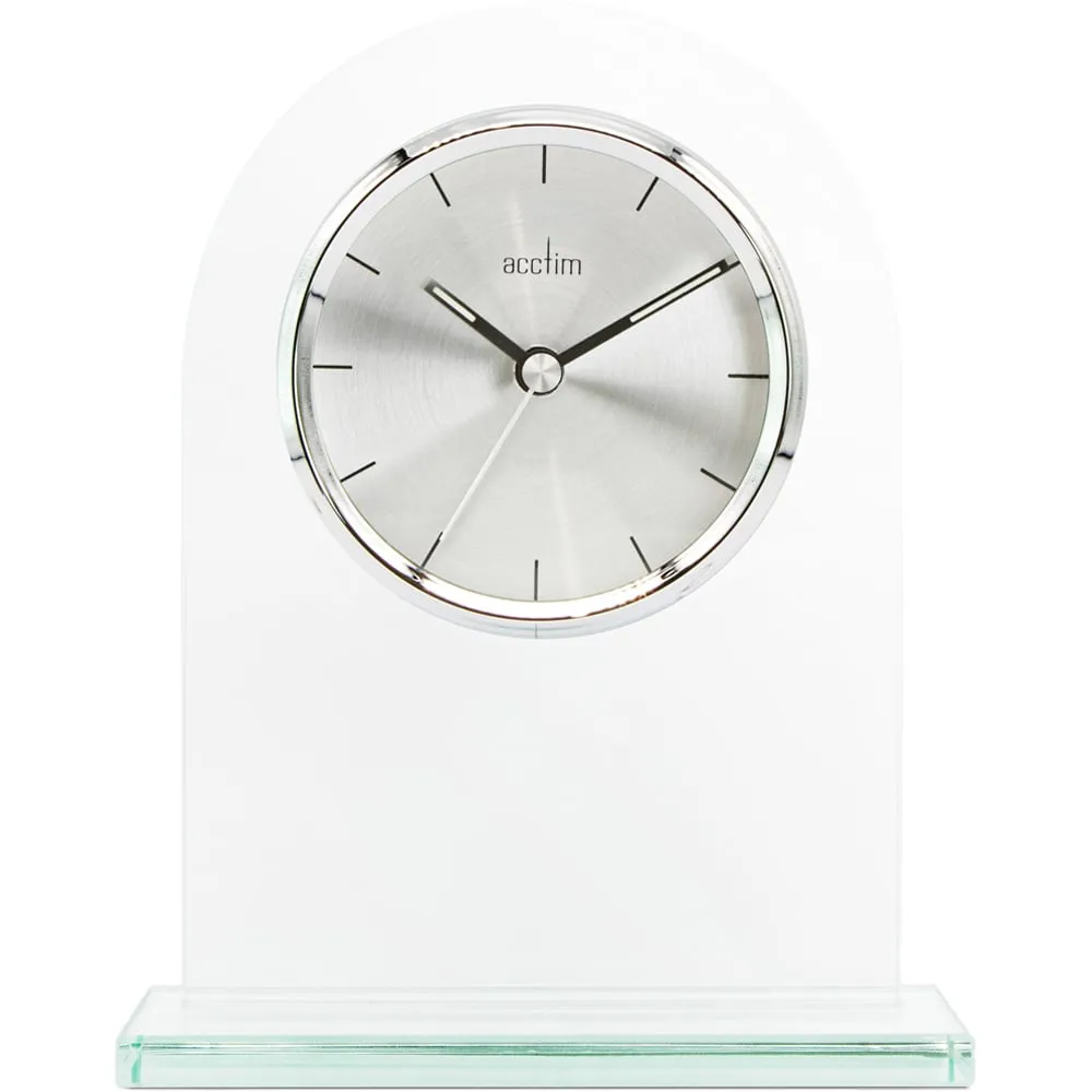 Ledburn Arched Mantel Clock - Multi, Glass image