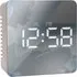 Lexington Cube Mirrored Alarm Clock with USB - Rose Gold