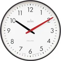 Riley Round Wall Clock - Black