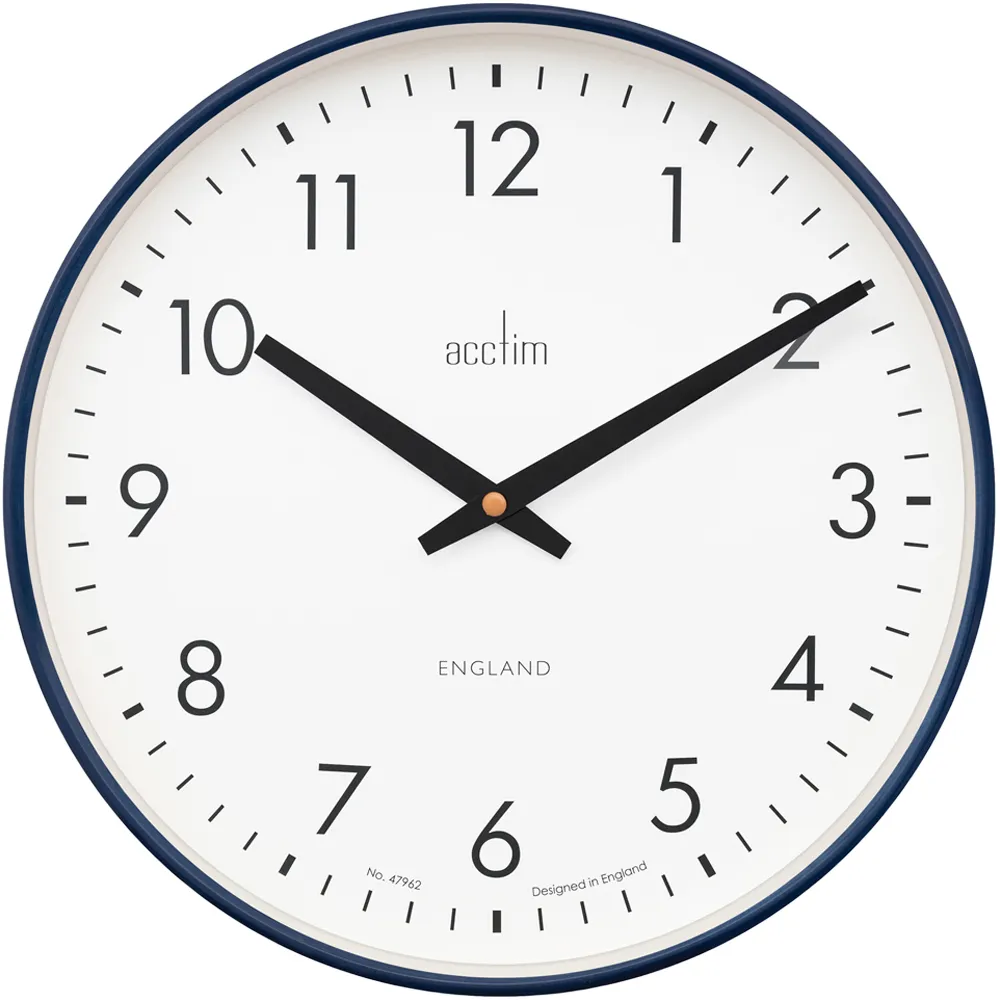 Riley Round Wall Clock - Midnight image