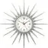 Stella Starburst Wall Clock - Silver