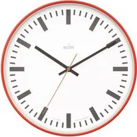 Victor Jam Round Wall Clock 30cm - Red