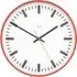 Victor Jam Round Wall Clock 30cm - Red