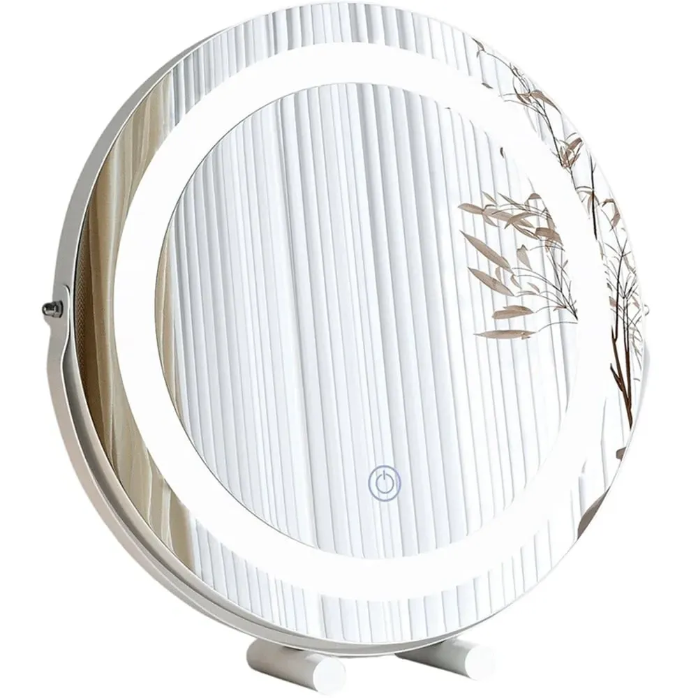 CARME Home 3 Colour LED Mini Touch Sensor Light Mirror - White image