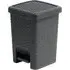 6L Bath Pedal Bin - Grey, Rattan