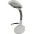Desktop Reading Lamp with Flexible Gooseneck - White