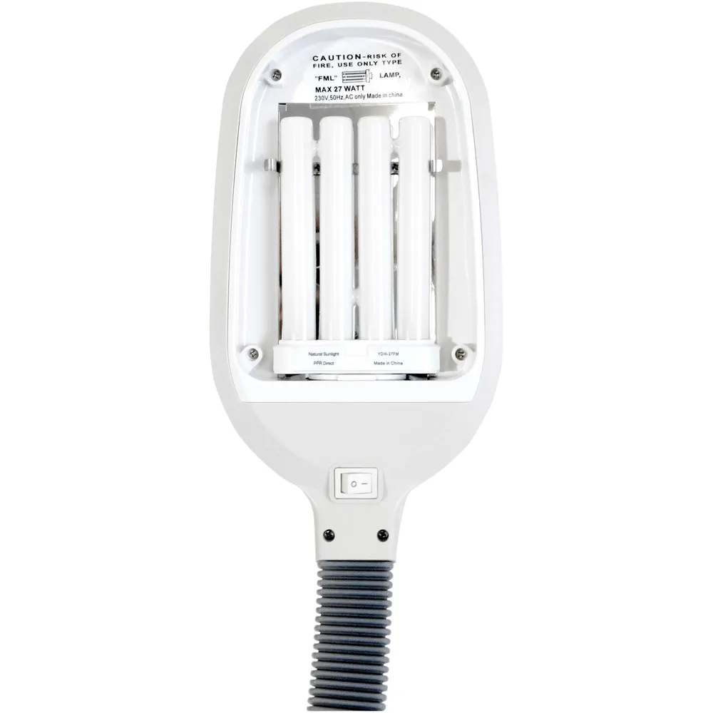 Floor Mounted Reading Lamp - White