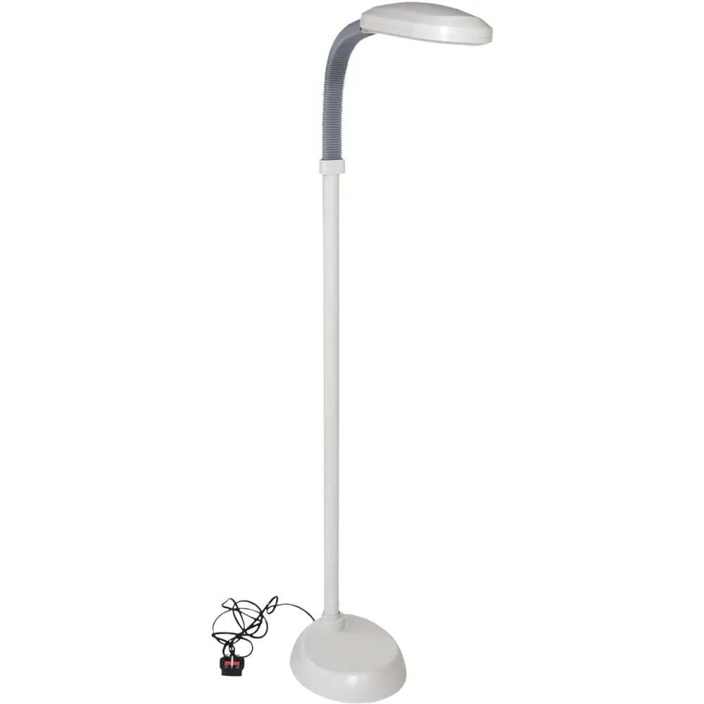 Floor Mounted Reading Lamp - White image