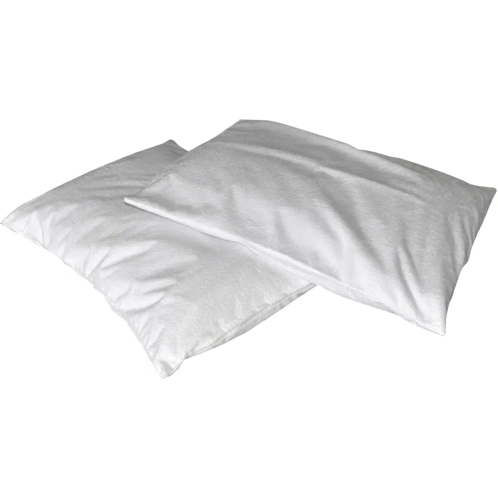 Waterproof Pillow Protector with Zip - White, Cotton