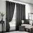 Madison Ring Top Curtain - Charcoal, Polyester