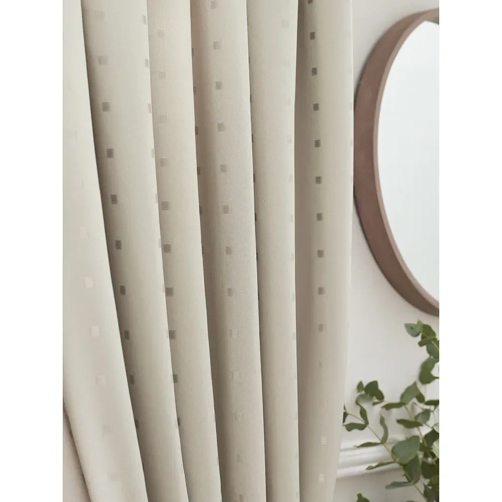 Madison Ring Top Curtain - Cream