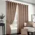 Madison Ring Top Curtain - Latte, Polyester
