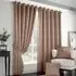 Madison Ring Top Curtain - Latte, Polyester