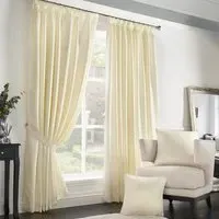Madison Taped Top Curtains - Cream