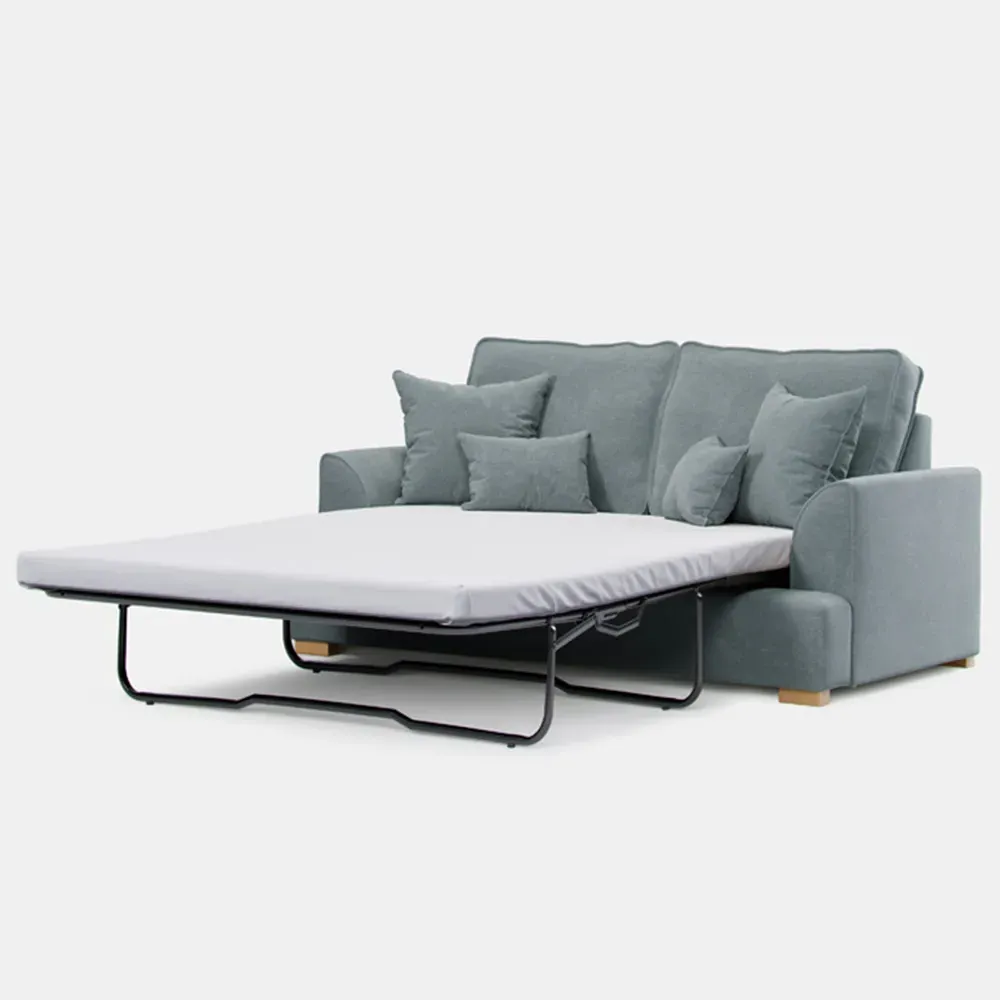 City 2-Seater Sofa Bed - Grey, Chenille