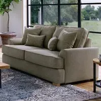 City 2-Seater Sofa - Brown, Chenille
