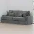 City 3-Seater Fabric Sofa - Grey, Chenille