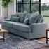 City 3-Seater Fabric Sofa - Grey, Chenille