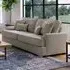 City 3-Seater Sofa - Stone, Chenille
