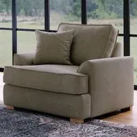 City Fossil Fabric Armchair - Brown, Chenille