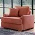 City Ruby Fabric Armchair - Pink, Chenille