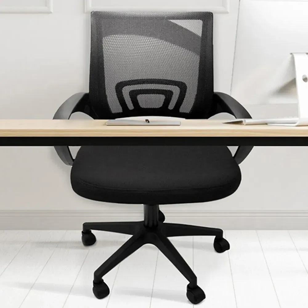 Mesh Swivel Office Chair - Black image