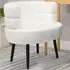 Sherpa Sofa Chair - White